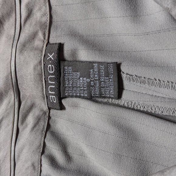 Vintage Women (S) - ANNEX Grey Pinstripe Suit: Machine-Washable - Picture 13 of 15